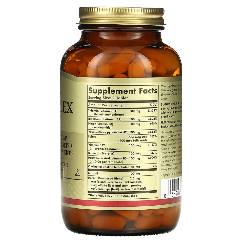 B-Complex «100», 250 таблеток - Изображение 2 из 2