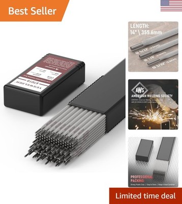 Top-Quality E7018 5LB Welding Rods - 3/32'' Low Hydrogen Steel for Strong Welds