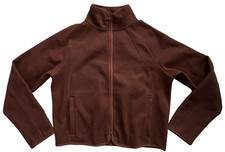 ATHLETA Stroll Ancient Mahogany Fleece Jacket 860061 Womens S NEW WITHOUT TAGS 