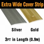 Extra Wide Coverstrip 61mm Metal Edging Carpet Door Bar 0.9m (3ft)