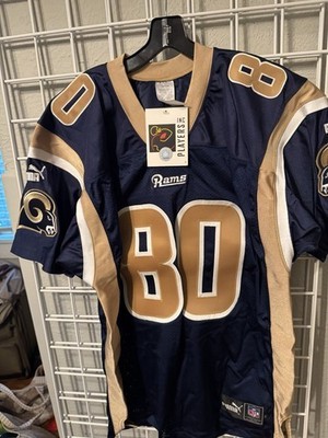 VTG 2000 PUMA Isaac Bruce St. Louis Rams signed Jersey size 48 NWT TriStar