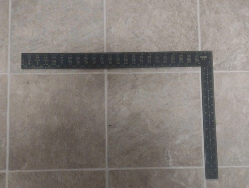 Stanley Rafter Square 45-011 24" x 16" Carpenter square