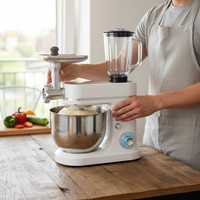 8L Food Mixer Tilt-Head Design Multifunctional Kitchen Machine 1500W High Power