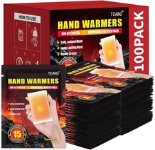 Hand Warmers Disposable - up to 15 Hours of Heat - 50/100/200 Pack Super Long La