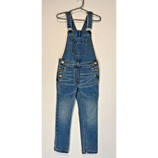Crewcuts by J. Crew Denim Overalls Skinny Leg Classic Style Girls Size 4