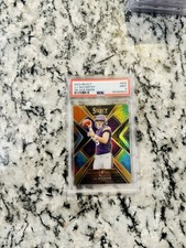 Panini Select J.J. McCarthy ROOKIE TIE-DYE PRIZM PSA 9 #505 /25 Vikings XRC
