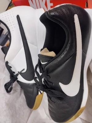 Size 9.5 - Nike Tiempo Genio Leather IC Black for sale online | eBay