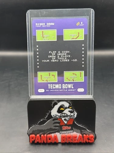 2026 Bo Jackson Battle Arena Tecmo Risky Draw SSP Super Short Play #PL2