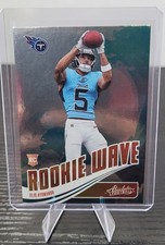 Elic Ayomanor Rookie Wave Insert RC 2025 Panini Absolute  Tennessee Titans
