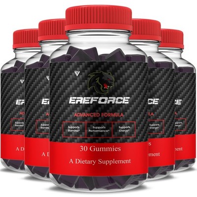 (5 Pack) Ereforce Performance Gummies, Ereforce Daily Formula (5 Month Supply)