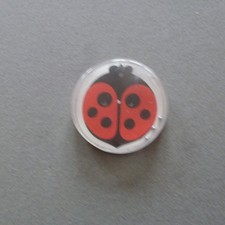 Stara zabawka cierpliwość biedronka lata 60.