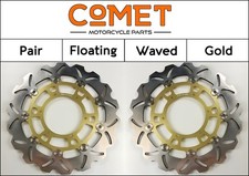 BMW F 800 GS 2008-2017 [Coppia Dischi Freno Anteriori Comet Serie WF Oro]