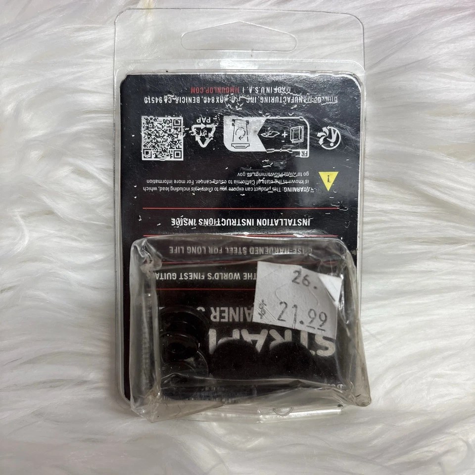 Sistema de retenção Dunlop Straplok Steps design duplo Sls1033bk  - Imagem 2 de 4