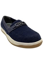 BZees Women's Day Dream Slip-On Machine-Washable Loafer Navy