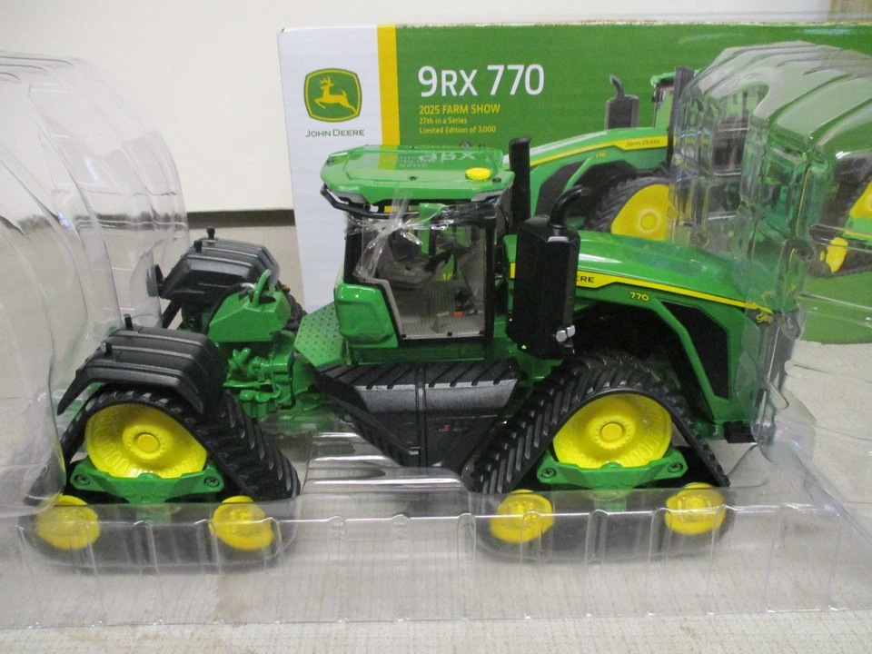Ertl John Deere Model 9RX 770  4WD Toy Tractor "2025 Farm Show" 1/32 Scale, NIB - Image 3 of 4