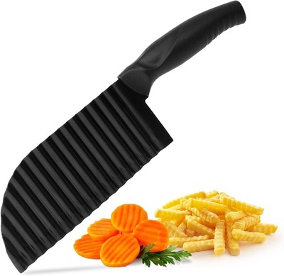 Crinkle Chopper, Wavy Potato Soap Cutting Tool French Fry Slicer Stainless Steel