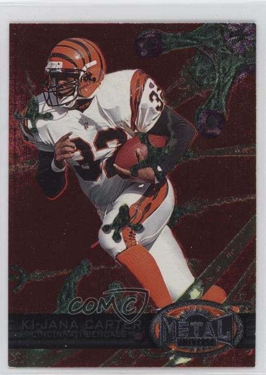 1997 Skybox Metal Universe Ki-Jana Carter #77 0b3