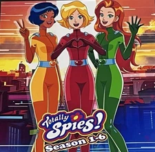 TOTALLY SPIES: COMPLETE SERIES, SEASON 1-6 DVD, EPISODE 1-156 ENGLISH DUB