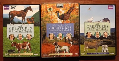 All Creatures Great & Small - Seasons 1, 2 & 3 DVD Sets (BBC, 2010) - Free Ship
