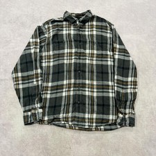 Woolrich Overshirt checked patterned long sleeve shirt with chest pockets Men's