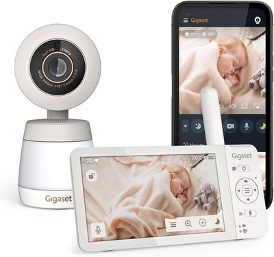 Gigaset Baby 700 Connected Kinder Video-Babyphone Nachtlicht ''wie neu''