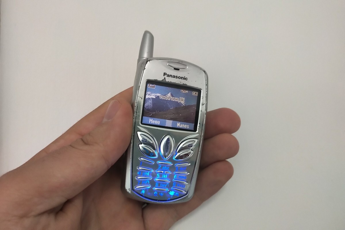 Panasonic EB G50 Silver (Unlocked) Mobile Phone simple basic