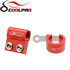 CNC Brake Line Hose Clamp Guide CR For HONDA CR125R CR250R CR500R CR80R CR85R