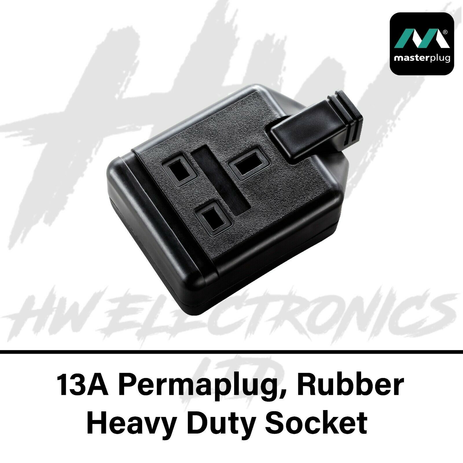 Workshop Plug Rubber Expansion Plug Heavy Duty Rubber Extension Socket Plug - 13A ...