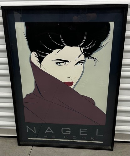 Patrick Nagel "The Book 1985" Published by Mirage Editions Signed Framed Litho