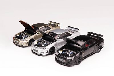 JUL 2024 MH NISSAN SKYLINE GT-R R34 Z-TUNE Jade Green +