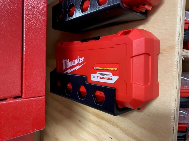 Milwaukee Packout Bit Case Wall Holder