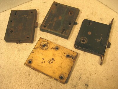 4 antique mortice locks