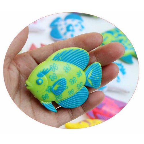 7Pcs Funny Fishing Rod Magnetic Fish Game Educational Toy Kids Baby Bath Time AU - Picture 5 of 7
