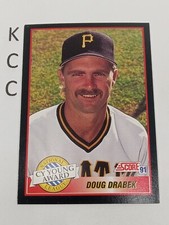 1991 Score Baseball #878 Doug Drabek Pittsburgh Pirates Cy Young Award Winner