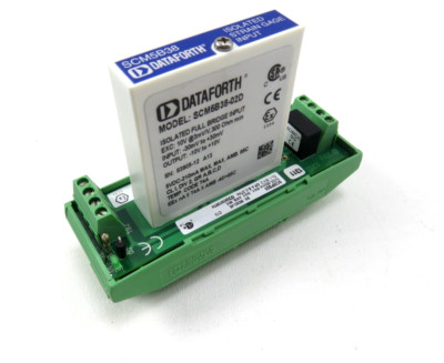 DATAFORTH SCM5B38-02D Strain Gage Input Module w/ SCMPB03 Circuit Board