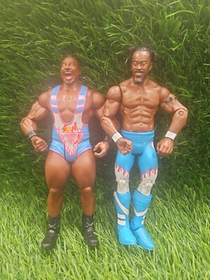 WWE Wrestling Big E & Kofi Kingston Mattel Battle Pack 43 Action Figures 7''