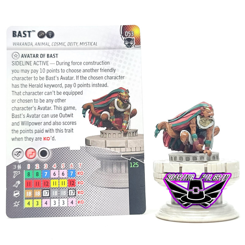 Marvel Heroclix BAST - 053 - CHASE Black Panther Set | eBay