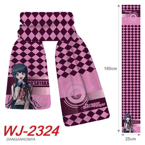 Danganronpa Anime Scarf Anime Super Soft Plush Muffler Cosplay Ornaments Costume - Picture 12 of 14