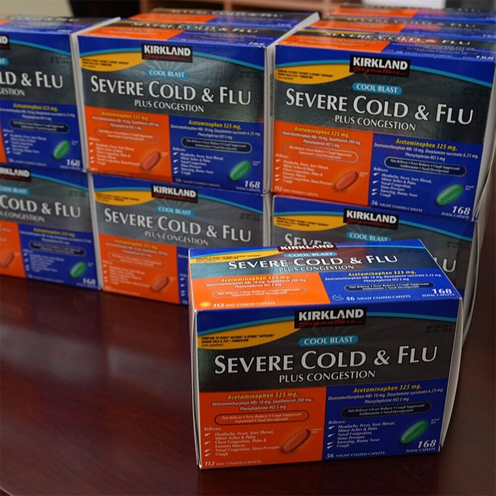 Kirkland Signature Severe Cold Flu Plus Congestion Day Night Kirkland Signature Severe Cold Flu Plus Congestion Day Night
