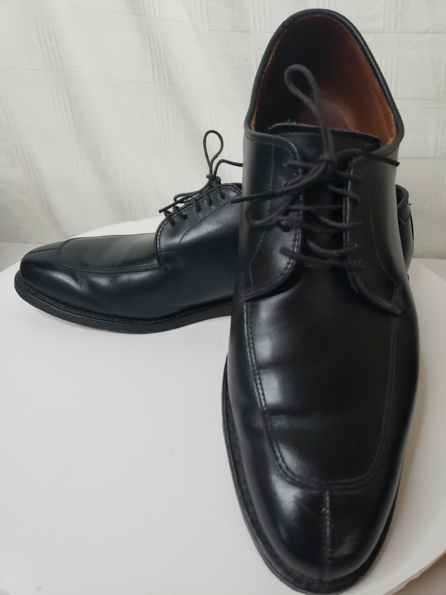Allen Edmonds Delray Black Leather Split Toe Oxford Shoes  display picture 3