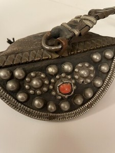Tibetan Antique Vintage Belt Pouch Purse Tibet Nepal Himalayas