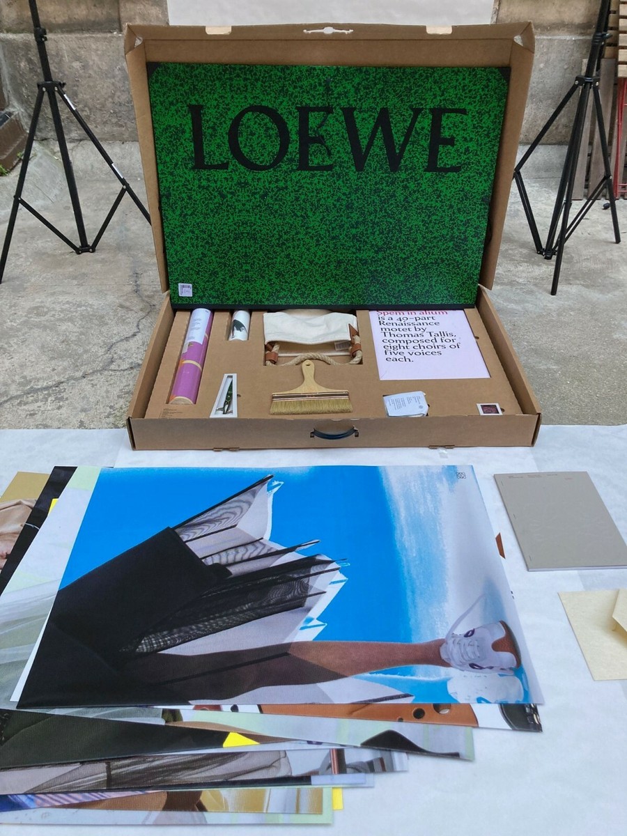 LOEWE JW Anderson SS2021 Fashion Show in a Box Portfolio