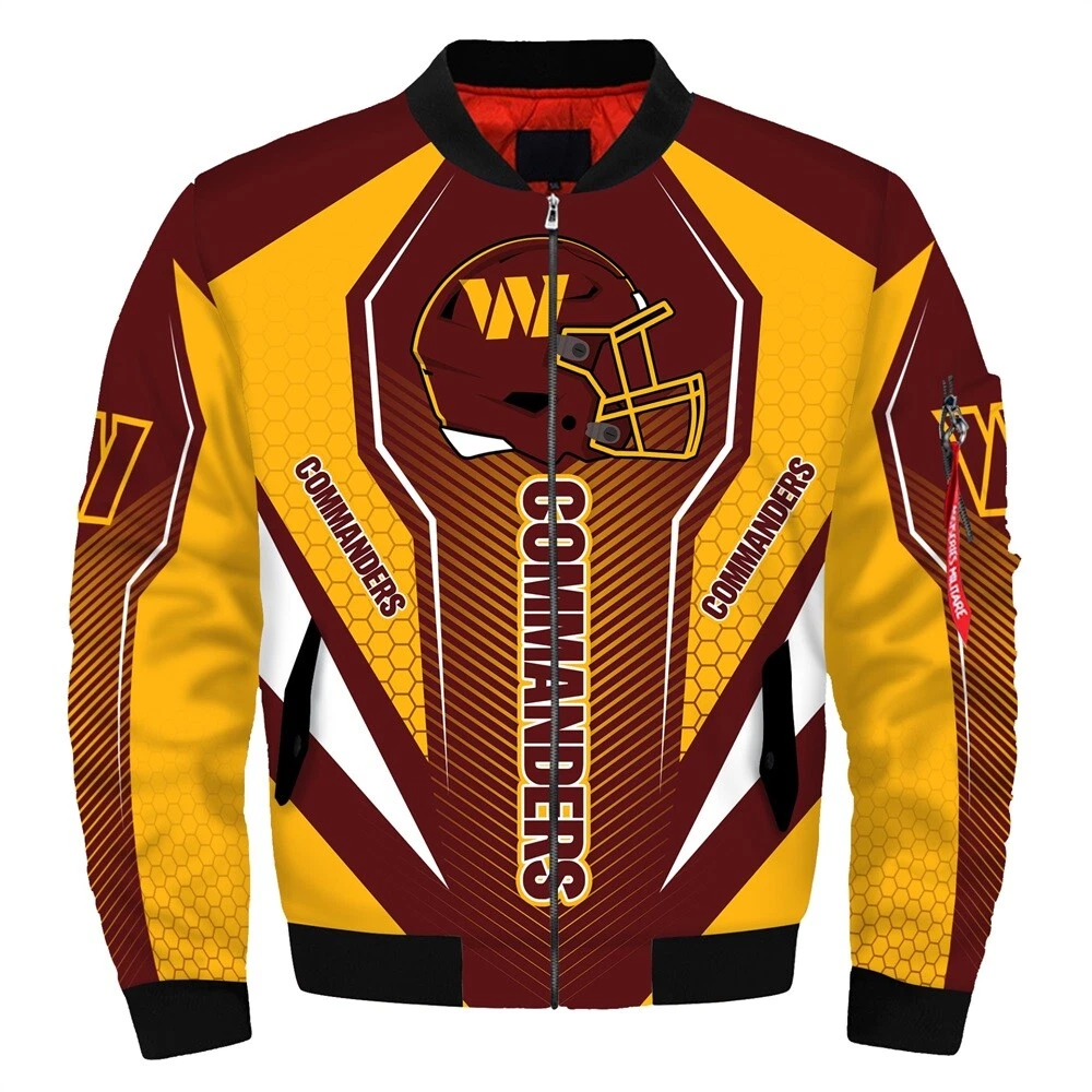 Washington Commanders Men's Flight Bomber Jacket