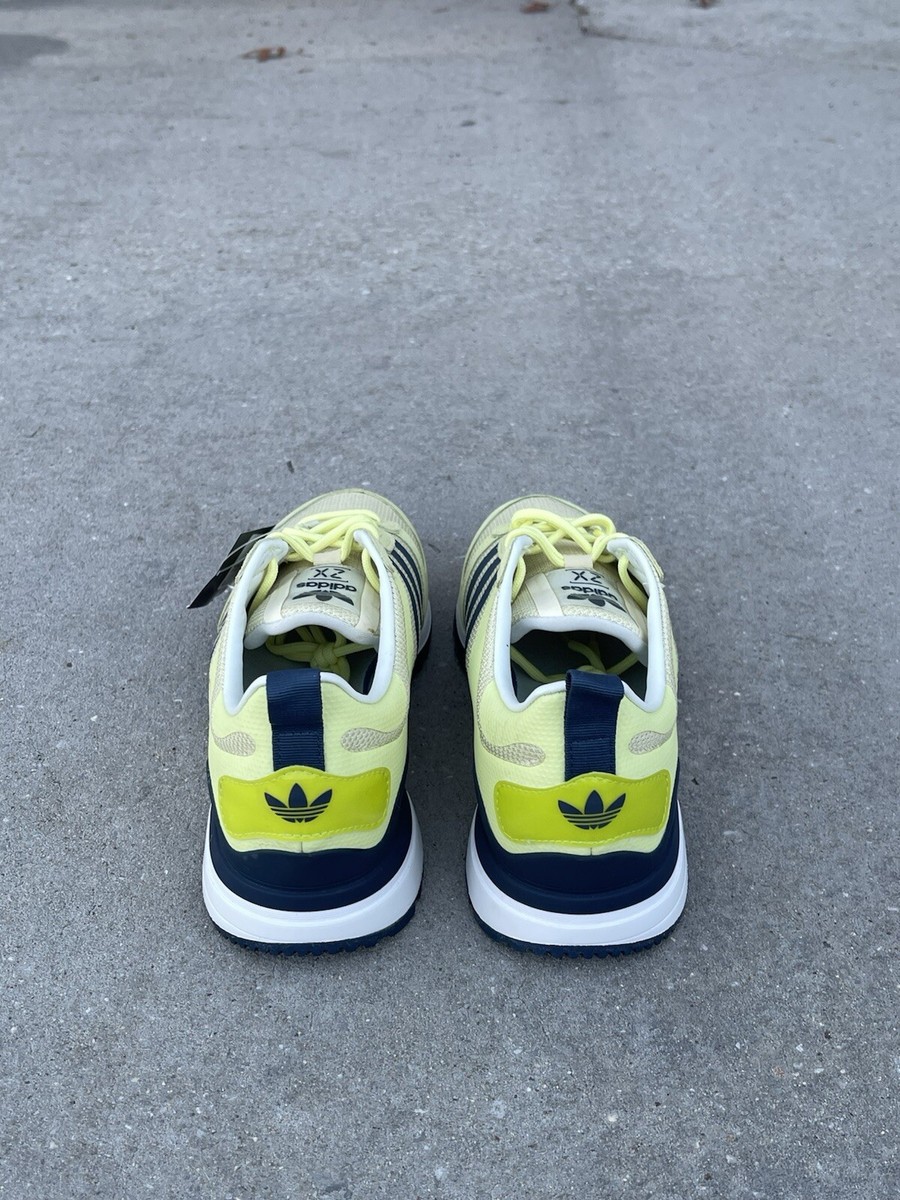 ADIDAS ZX 700 HD Running Gym Training Shoes Yellow Blue Mens