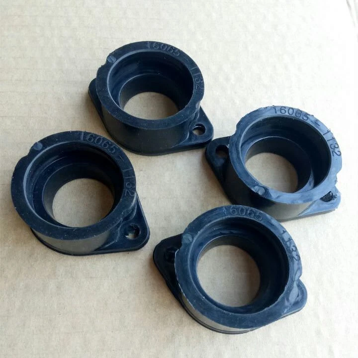 Carb Holders Intake Manifold Boots for Kawasaki KZ700 ZN700A 700 LTD 1984 1985 - Image 2 of 4