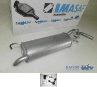 Imasaf Esd Auspuff Endtopf + Anbauteile FüR Seat Leon 1.4 16V 1999-2006