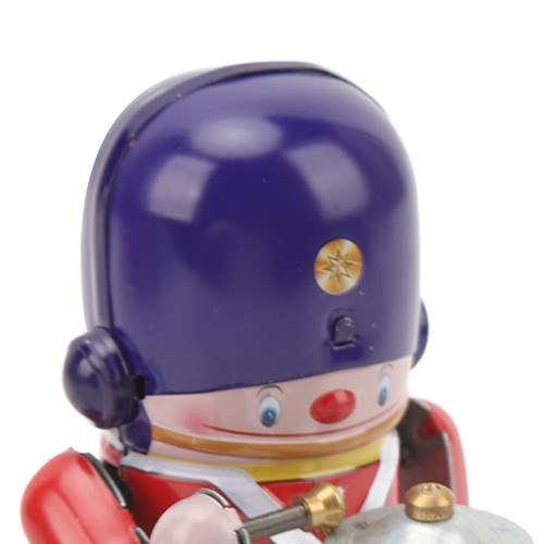 New Tinplate Walking Drummer Soldier Wind Up Toy Drumming Decorative Wind Up Toy - Picture 13 of 23