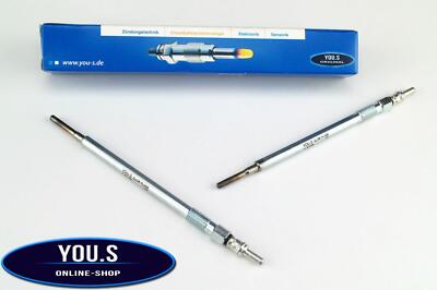 6 x YOU.S original glow plugs for Mercedes E 320 CDI/T model 224 hp year 05-08