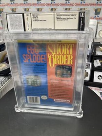 Short Order Eggsplode! NES Power Pad Sealed VGA WATA CGC Nintendo NES SNES GBA