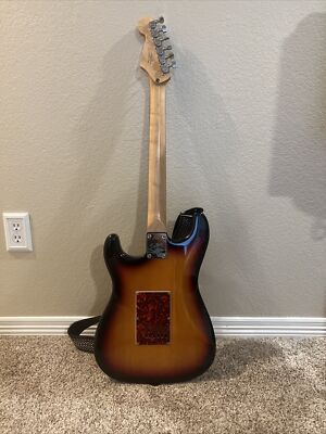 Vintage 2008 Fender Squire SE Special Strat Elec Guitar Sunburst